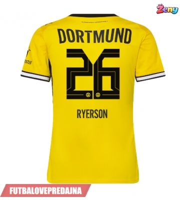 Lacne Ženy Futbalové dres Borussia Dortmund Julian Ryerson #26 2026-27 Krátky Rukáv - Domáci